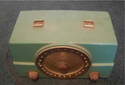 Vintage 1950s Mid Century Zenith Am fm H725 Bakelite Tube Radio