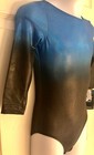 Gk Elite Royal Horizon Child Large 3 4 Sleeve Gymnastic Dance Comp Leotard Szcl