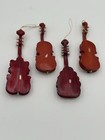 Ornaments Decorations String Instruments  Wood Vintage 4  7-9    Music Band