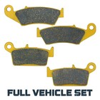 Suzuki Rm125 rm250 rmx250 1996-2008 Ceramic Brake Pad Set Front   Rear