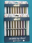 16 Ello 5 1 2   Sip Cocktail Drink Straws Cleaning Brush Reusable Metallic Straw