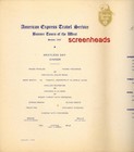 Antique 1947 Dinner Menu Canadian Pacific Railroad Railway Banff Springs Hotel