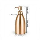 16oz Stainless Steel Soap Dispenser Rustproof Kitchen Liquid Soap Pump Bottle