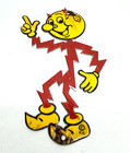 Reddy Kilowatt - Vintage Porcelain Sign - Electric Company Advertising