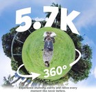 Akaso 360 Action Camera 5 7k 360 Video 360-supersmooth 1 2  48m Sensors Ai Track