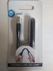 Onn Flexible Usb Led Laptop Notebook Assissting Lamp Light Black Nip