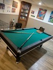 Triumph 7  Phoenix Pool Table With Table Tennis Top