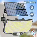 234 Led Solar Power Motion Sensor Wall Light Outdoor Garden Security Flood Lamp