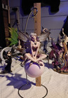 Nemesis   imagine Floating  Fairy On A Pink Bubble  11  On Stand  Stored Ln 15yo