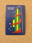 Vintage Space- O  Outer Space Childrens Playing Card -landing Tower- New