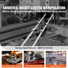 2pcs Sbr16 1500mm Linear Guide Rail Slide Rail 4 Pcs Sbr16uu Bearing Block