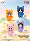 Top Toy Eaki Naruto Kitten Land Series Plush Keychains Confirmed Blind Box