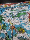 Cayman Islands Map Scarf 25 x26  Souvenir Colorful Caribbean Travel Scarf 