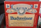 Vintage 1980 s Budweiser King Of Beers  Clock Wall D  cor Mancave 19x16