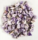 Chevron Amethyst Crystal Stones - Bulk Rough Raw Gems For Tumbling Cabbing