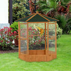 65 Inch Large Outdoor Aviary Bird Cage House For Parakeet Parrot Macaw Perch