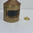 Rare Vintage Brass Starboard Ship Lantern Nautical Maritime Marine Decor