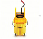 Rubbermaid Commercial Products Mop Bucket And Wringer  Down Press  8 3 4 Gal