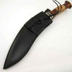 Fixed-blade Machete 18  Damascus Steel Blade Gurkha Kukri Military Combat Knife