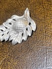 Vintage 1940s-1950s Ming s Hawaii Signed Sterling Silver    ulu    Pin Brooch 20g