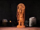 Norse Goddess Skadi Statue Viking Pagan Altar Decor Mythology Figurine