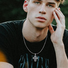 Patron Saint Necklace S925 Sterling Silver Four Way Cross Necklace St Michael st