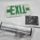 Led Exit Sign Green Emergency Light 90min Battery Backup Ul Listed