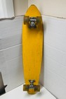 Nice 1970 s 27   Land Ski Skateboard By Sport Fun Yellow Fiberglass Super Grip