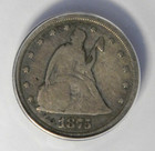 1875-s Twenty Cent   Nice Solid Anacs Vg8 