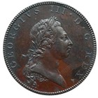 Uk George Iii 1 2 Penny 1790 Bronzed Proof Pattern Peck-971