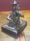 Michael Ricker Roy Rogers 1992 Western Signature Pewter marble Sculpture Signed