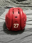 Detroit Red Wings Michael Rasmussen Game Worn Centennial Helmet