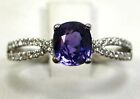 Purple Sapphire Ring 14k White Gold Natural Heirloom Made In Usa 20yrs On Ebay