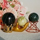 3p Natural Jade Crystal Quartz Sphere Healing Ball Reiki Energy Meditation Gift