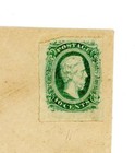 Confederate State Cover Scott   11e - Green Color - Unused - Cv  900 00  8-c259 