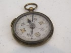 Old Vintage Brass Working Pocket Compass 1 1 2 