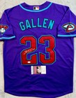 Arizona Diamondbacks Zac Gallen Autograph Purple  23 Nike Jersey Jsa Cd81145