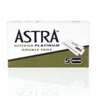 100 Astra Superior Platinum Double Edge Safety Razor Blades Green Authentic