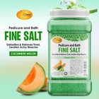 Spa Redi Pedi Bath Fine Salt Cucumber   Melon 128 Oz