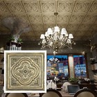 Artistic Ceiling Tile Faux Wall Panel For Hotel Pl36 Ancient Gold 10pcs