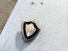 Rare Antique Vintage Aga School Pin Award Jewelry   Art Deco Design  