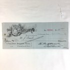 Antique Canceled Checks Lot Of 10 1906-1924 Assorted Banks Financial Documents