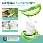 Upgraded Gel Toe Separators     8-pack Aloe Vera Extract Infused Silicone Pinky   