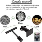Rock Crusher Gold Prospecting Frit Maker Ore Crusher Glass Breaker Rock Hound
