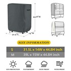 Folding Bed Storage Cover For Single Size 31inch Portable Rollaway Bed Grey Doub