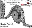  40 Riveted Roller Chain 100ft Roll With 10 Connecting Links 40-1r-100ft