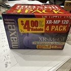 New 4 Pack Maxell Xr-metal Professional Quality Hi8 120 Camcorder Tapes Sealed