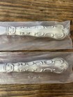 2 Unopened Gorham Strasbourg Sterling  Silver Dinner Knives 9 5 8 Inches Long 