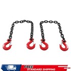 Heavy Duty 3 8 x36  G80 Trailer Safety Chains With Double Hook 27000lb 2pcs