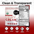 Healthier Comforts Organic Heavy Cream Powder  21 Oz    Kosher  Gluten 21 Oz 